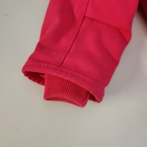 Carhartt Girls' Zip Front Canvas Insulated Hooded Jacket, Dark Pink 12 months - Picture 6 of 6